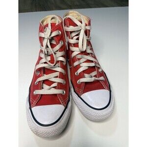 Converse Chuck Taylor All Star Hi High Top Shoes - Red Women’s 6.5 Men’s 4.5